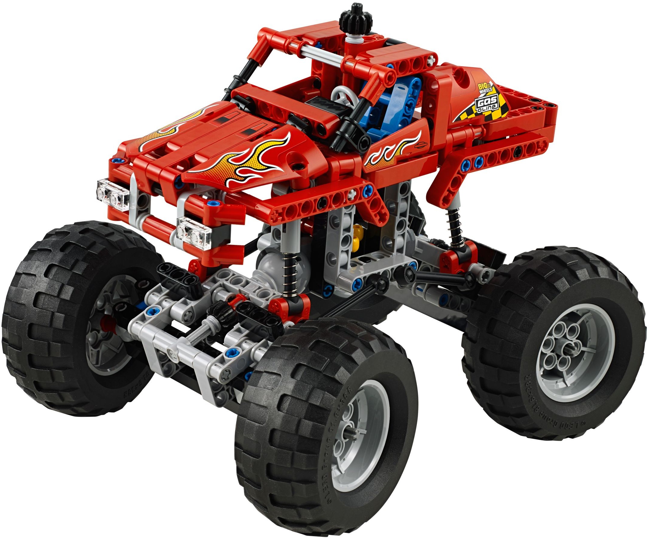 The LEGO Technic Monster Truck with oversized tires